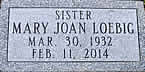 Sr. Mary Jo Loebig, O.C.D.  March 30, 1932 - Feb 11, 2014