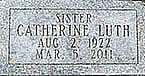 Sr. Catherine Luth, O.C.D.  Aug. 2, 1922 - March 5, 2011