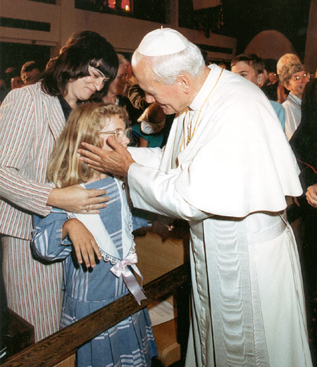 Pope John Paul II and Melissa