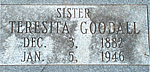Sr. Teresita Goodall, O.C.D.   Dec. 3, 1882 - Jan. 5, 1946
