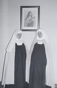 Sisters Bernadette and Anne - 1945