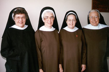 Sisters Mary Anne, Mary Jo, Catherine and Roseanne - July 1989