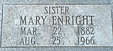 Sr. Mary Enright, O.C.D.  Mar. 22, 1882 - Aug. 25, 1966