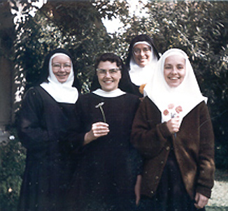 Back: Sr. Ada & Sr. Crista - Front: Sr. Mary Anne & Sr. Michela 