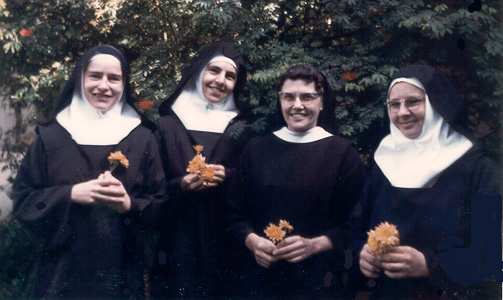 Sisters Maura, Teresa, Mary Anne, Pia